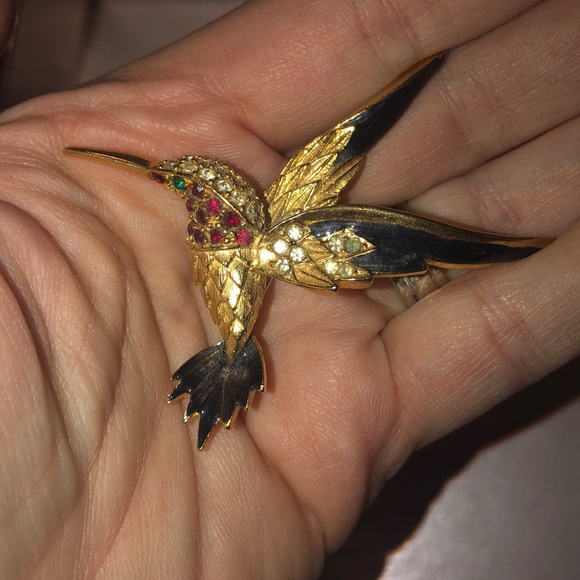 Jewelry - Vintage Hummingbird Brooch